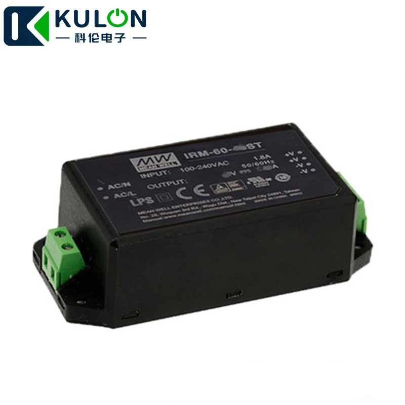 MEANWELL IRM-60-12ST 12V 5A 60W AC-DC PCB-Mount green power module cooling by free air convection | Обустройство дома