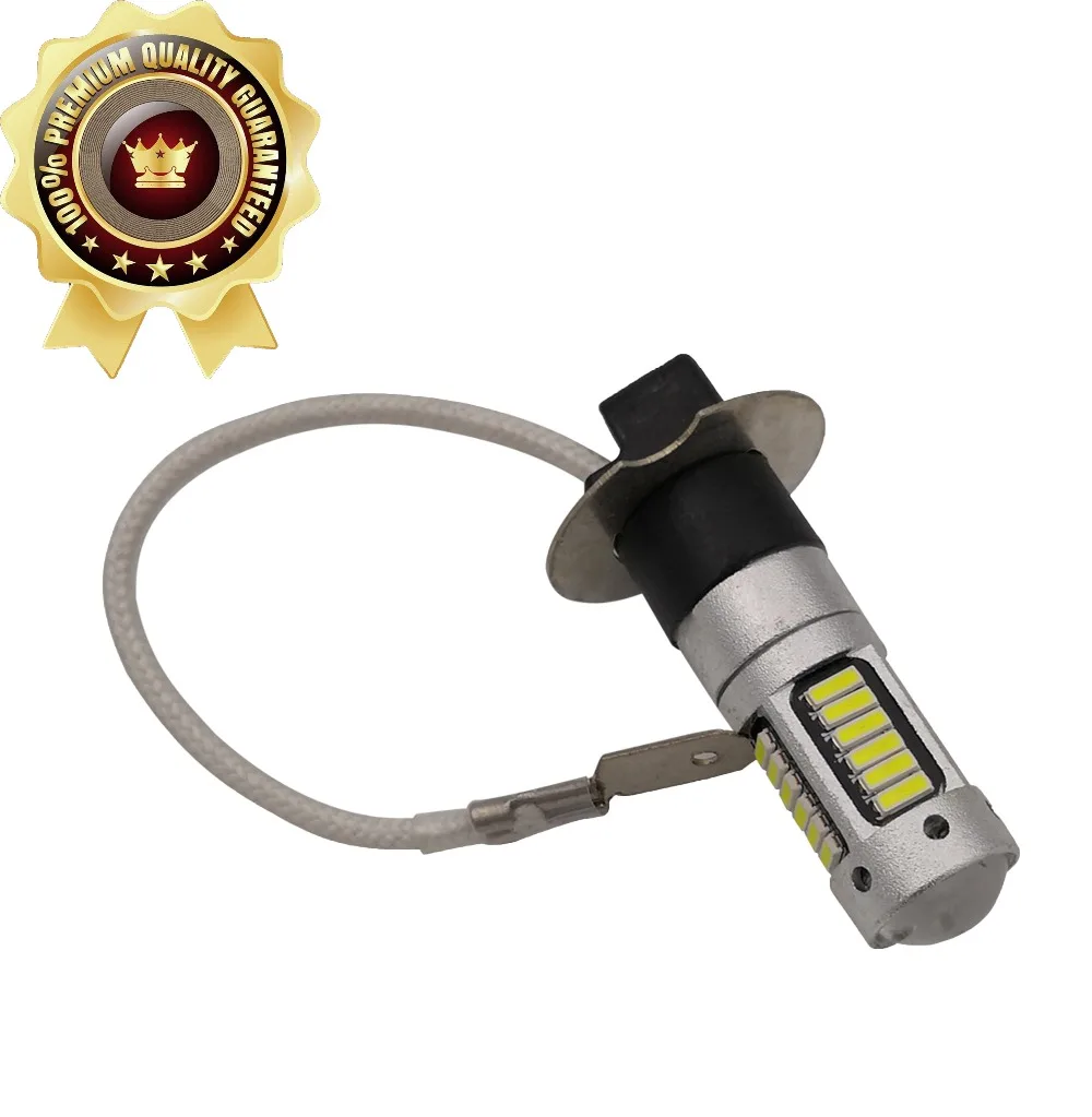 2 шт 12V H3 880 881 T10 4014 30SMD светодиодный белые Противотуманные фары дневные DRL