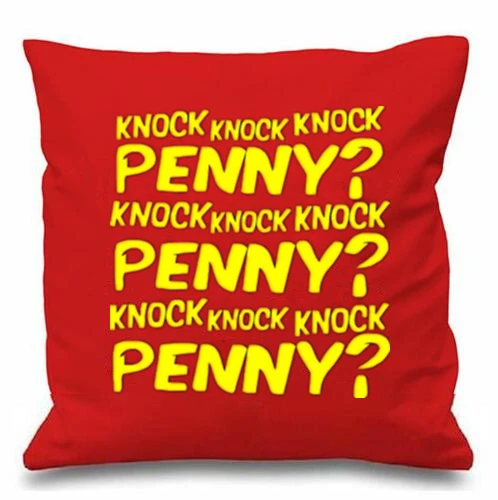Забавные Чехлы для подушек Теория большого взрыва Шелдон Купер стук Пенни