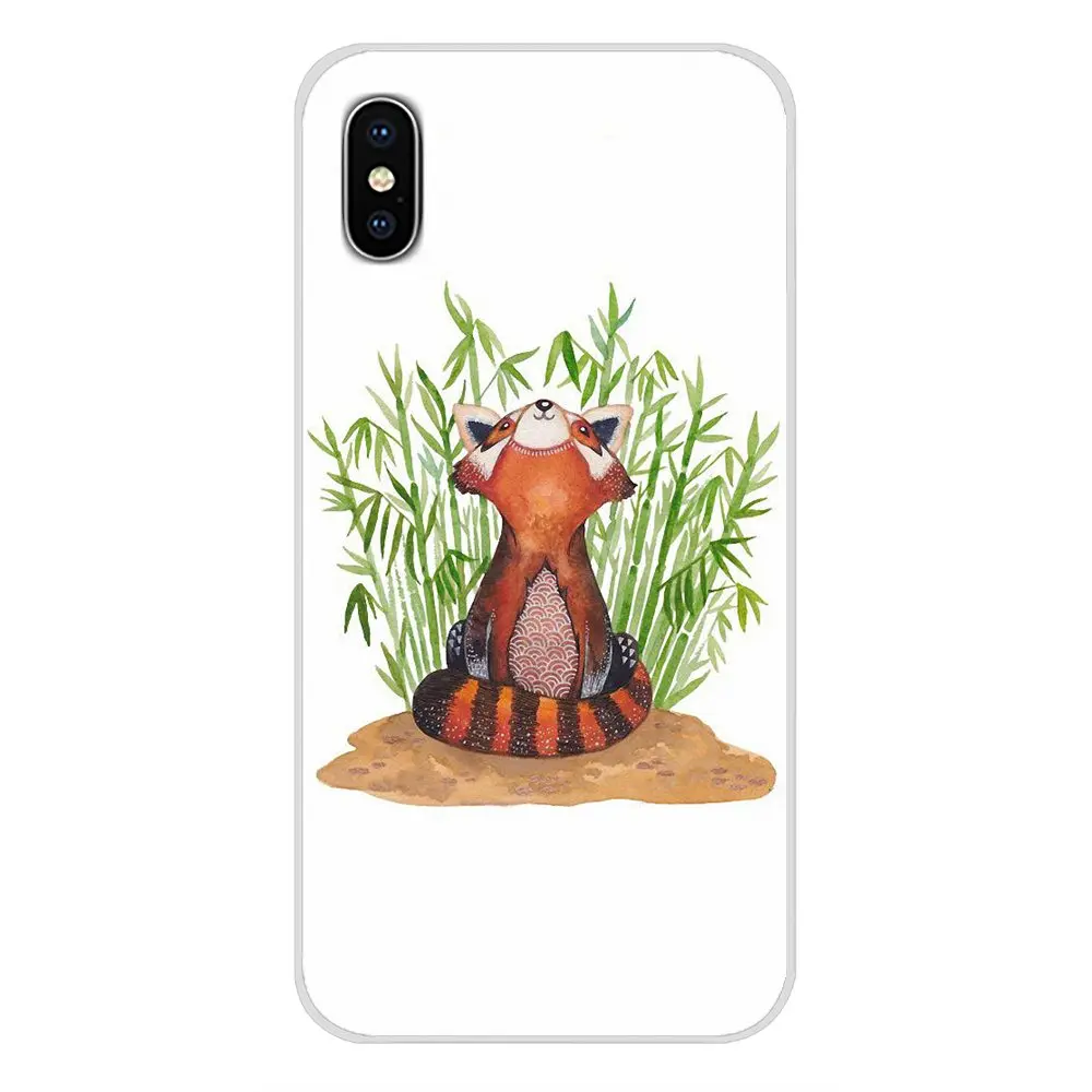 Аксессуары чехлы для телефонов красная панда счастливый стиль Xiaomi Mi6 A1 5X 6X Redmi Note 5