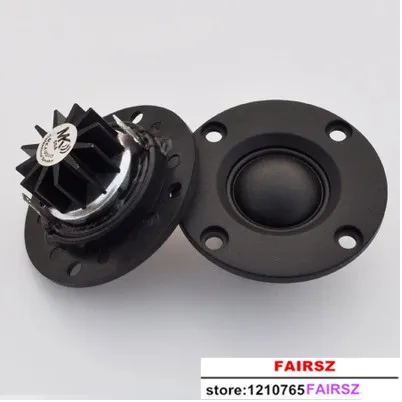 US 1 inch tweeter speaker soft ball silk cloth 6 ohm 30W NdFeB super magnetic material 4pcs/lot | Электроника
