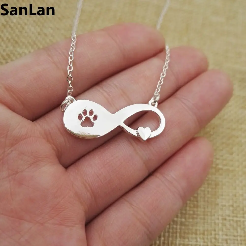 Ожерелье женское с принтом Собачья лапа 3 шт. | Украшения и аксессуары