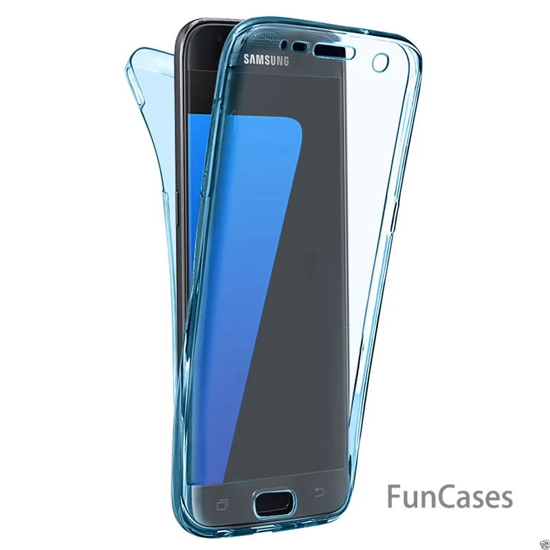 Полный корпус мягкий TPU чехол для samsung Galaxy S8 S9 Note 8 9 S7 край J4 J6 J8 2018 A6 A8 плюс A3 A5 A7 2017 J3
