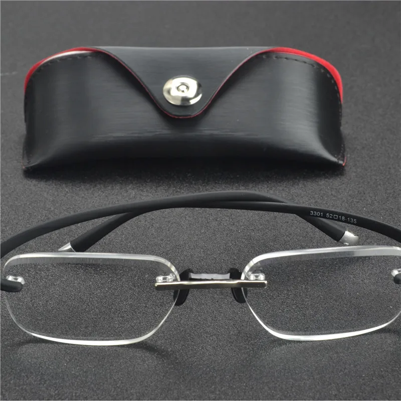 Mincl/2017 очки для чтения tr90 Модные без оправы мужские женские четкости видения анти