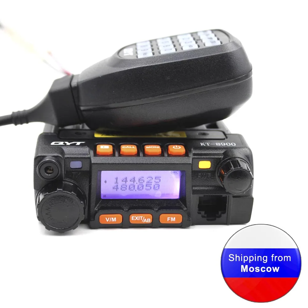 Мини радио QYT KT8900 25 Вт УФ приемопередатчик DTMF мобильный радиоприемник