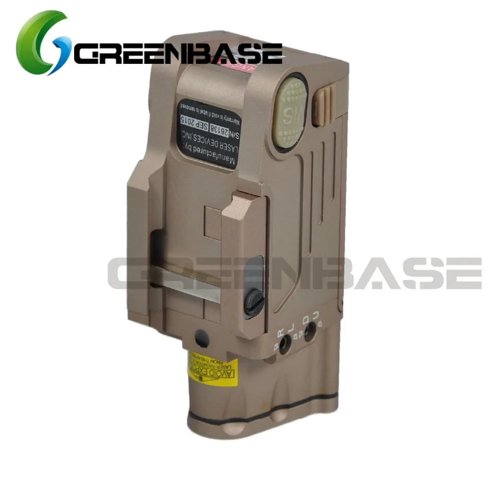Greenbase ЧПУ Алюминий SBAL-PL Охота фонарик с красным лазером и светодиодный WeaponLight
