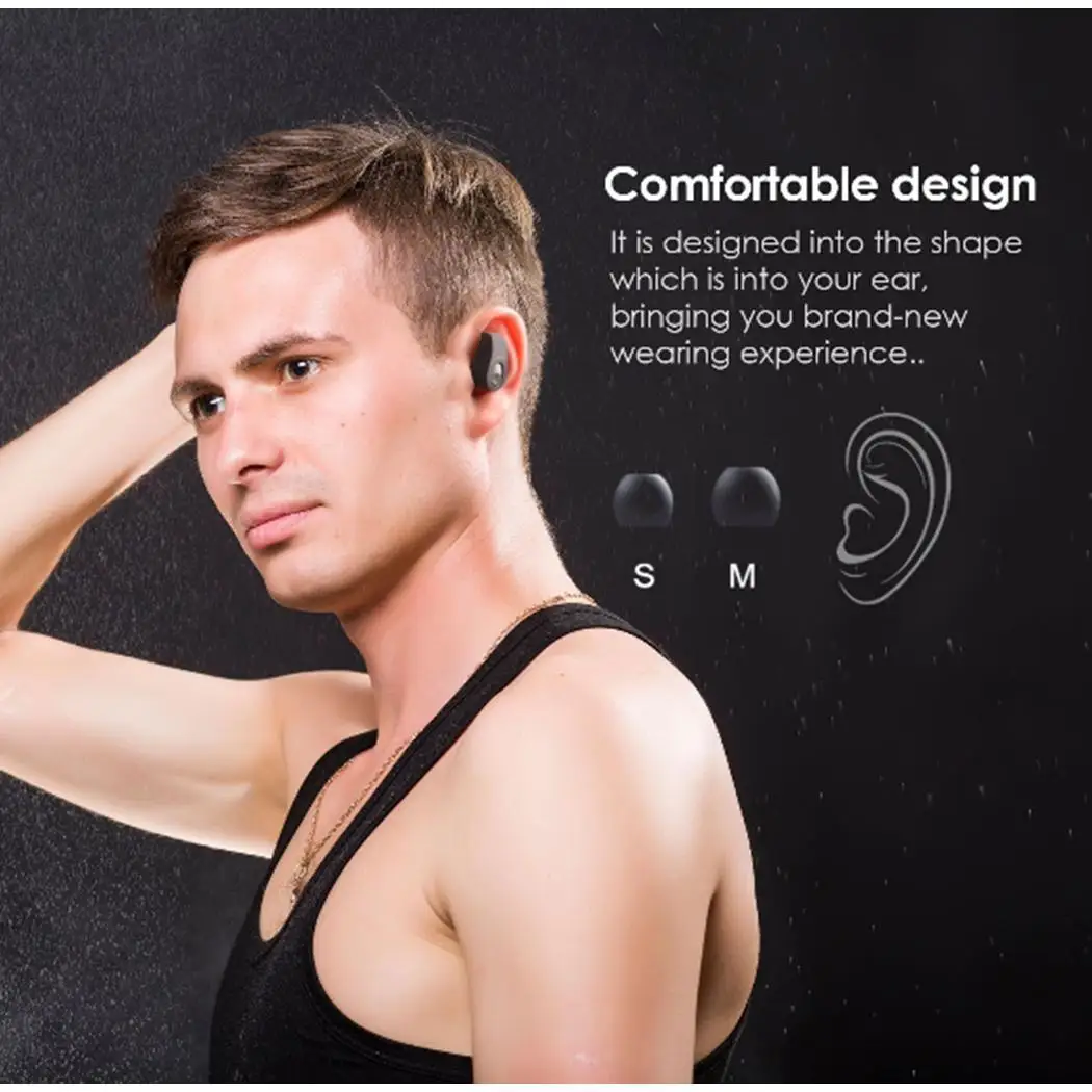 Bluetooth наушники TWS беспроводные стереонаушники с микрофоном Handsfree и зарядным