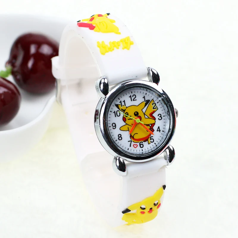 JOYROX Cartoon Pattern Children Sports Watch 2018 Hot Cartoon Rubber Strap Quartz Wristwatch Fashion Girls Boys Kids Clock