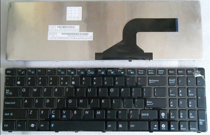 Клавиатура для ноутбука ASUS G72 X53 X54H k53 A53 A52J K52N G51V G53 N53T X55VD N73S N73J P53S X53S X75V B53J UL50 черная