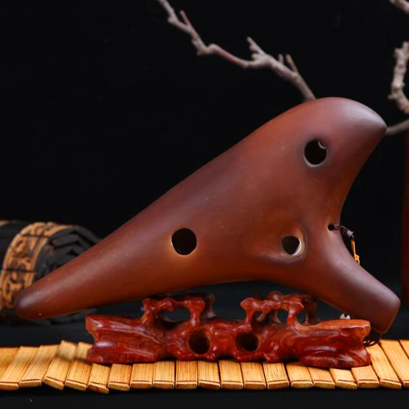 12 отверстий Ocarina Alto F Key smolпитание флейта музыкальные инструменты Зельда