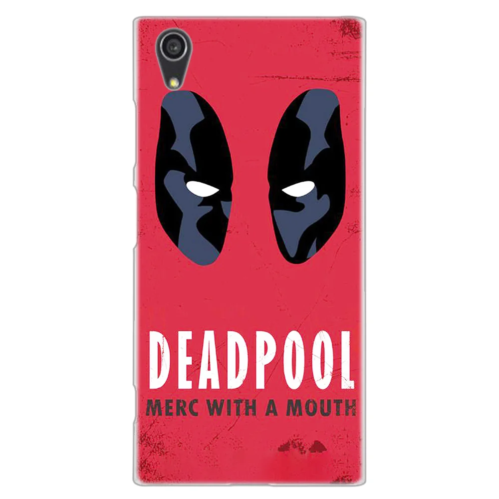 Модный чехол MLLSE Marvel Hero Deadpool для sony Xperia X XA XA1 XA2 Plus XA3 XZ XZ1 XZ2 XZ3 XZ4 Compact L1 L2 L3