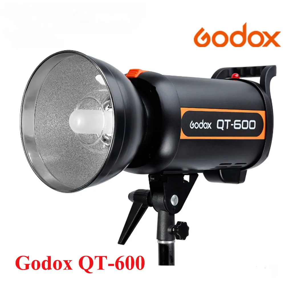Godox QT 600 w/s монолитный студийный стробоскоп вспышка освещение аксессуары QT600