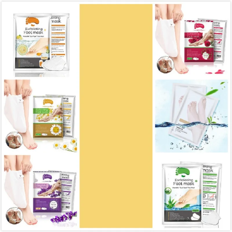 

2PCS Exfoliating Foot Mask Socks For Pedicure Socks For Feet Peeling Baby Foot Mask Health Care Skin Care Feet Dead Skin Removal