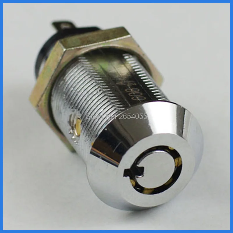 10 шт. 32 мм цилиндрический замок переключателя вендингового автомата с плоской