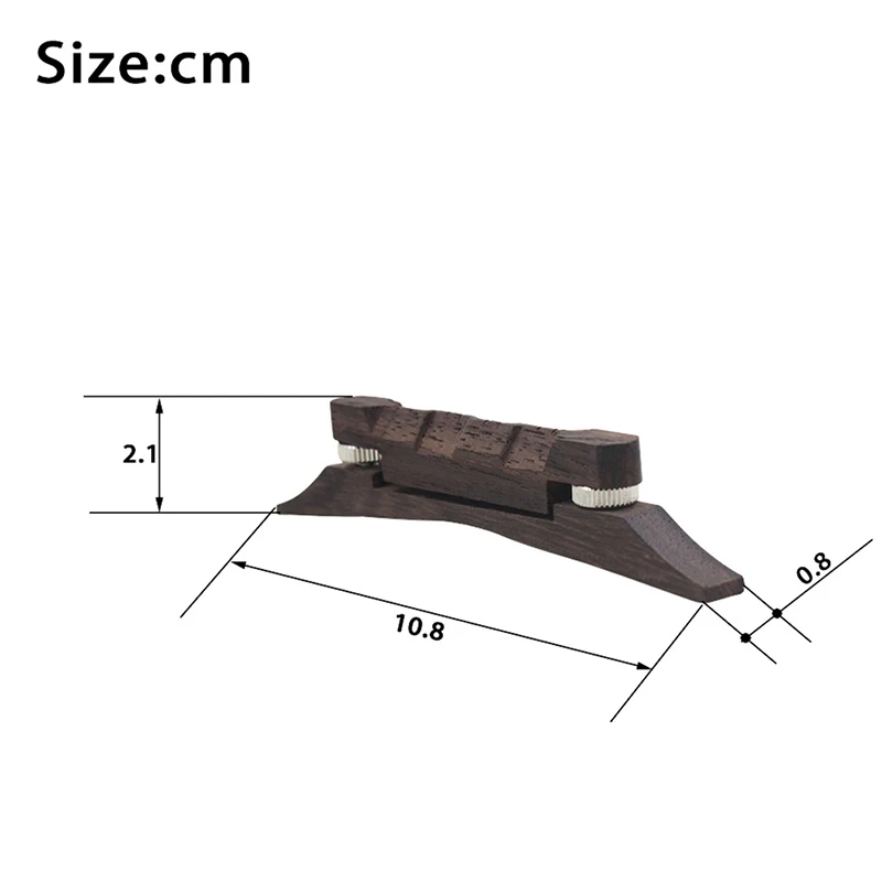 1pc Durable Rosewood Guitar Bridge Mandolin For Bass Adjustable | Спорт и развлечения