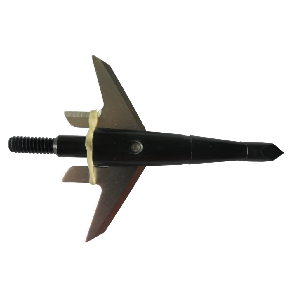 

12Pcs Swhacker Broadheads 100 Grain 1.75" Cut Arrow Tips Compound Bow Crossbow