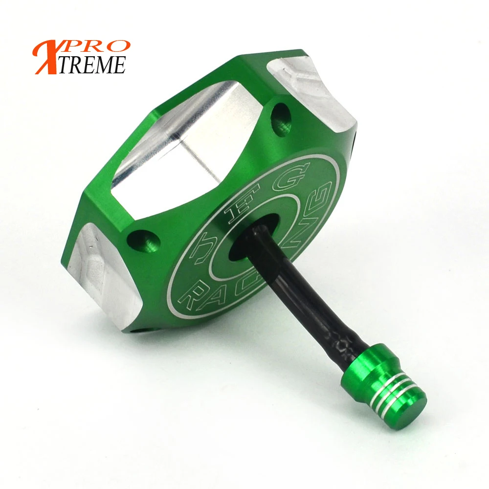 CNC Алюминиевый Газовый топливный бензиновый бак Крышка для KAWASAKI KFX450R KLX450R KX250 KX250F