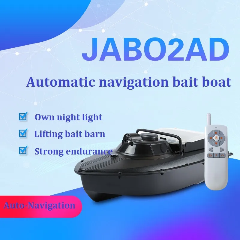 JABO 2AD 20A 10A RC приманка лодка рыболокатор gps авто навигация с выпуском крюк и гнездовой приманки gps автопилот рыболокатор RCBoat
