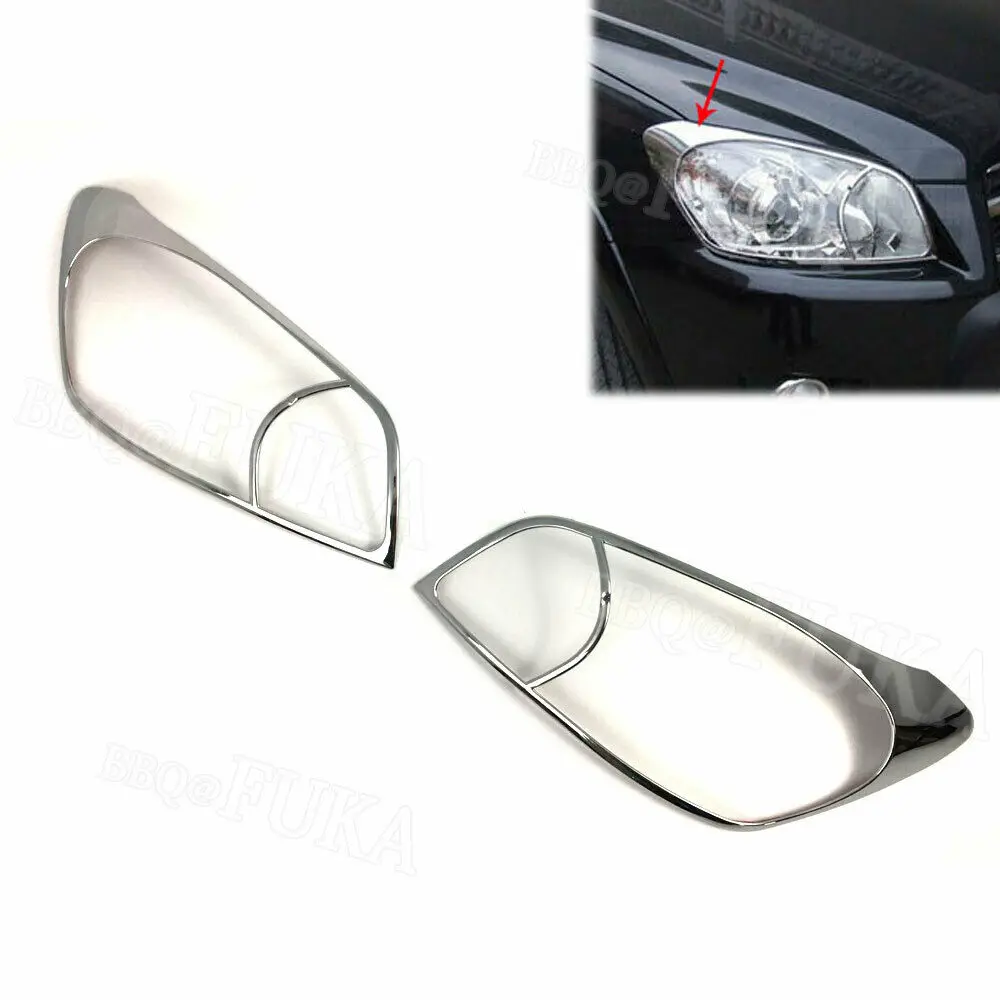 2pcs Chrome ABS Car Front Head Light Lamp Cover Trim Frame For Toyota RAV4 2009-2013 | Автомобили и мотоциклы
