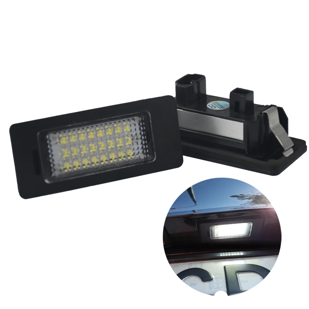 Автомобильный светодиодный светильник для номерного знака 2 шт. 12 В белый 6000K BMW E39