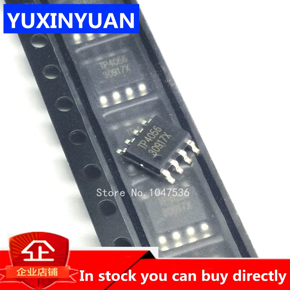 

10pcs/lot TP4056 SMD 1A 4056 Linear Li-Ion battery charger IC / lithium charge management IC SOP8 100% good TP4056E