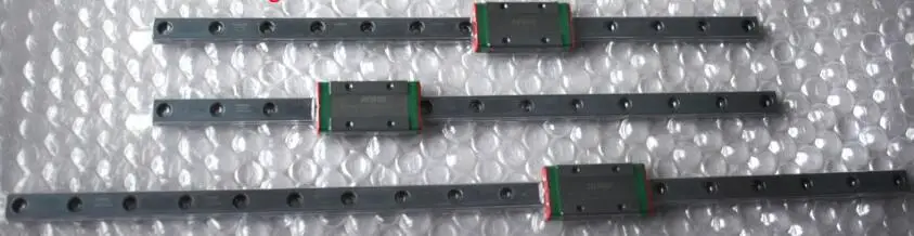 Installed Together HIWIN из нержавеющей стали MGN9 250 мм 350 мм линейная направляющая с MGN9H направляющие блоки каретки для 3d принтера - Цвет: Installed Together