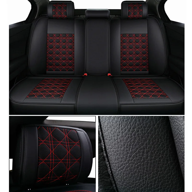 Универсальный чехол для автомобильных сидений из кожи и льна infiniti fx fx35 fx37 g25 g35 q50