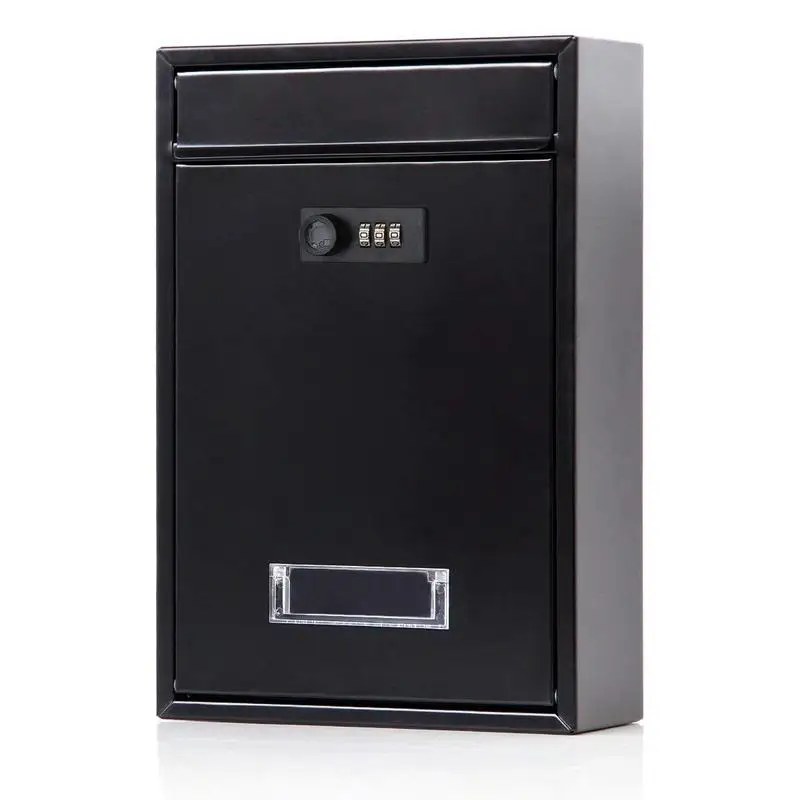 12 дюймов ментальный кодовый замок винтажный Drop Letterbox Настенный навесной замок почтовый ящик с ключами ящик для газет