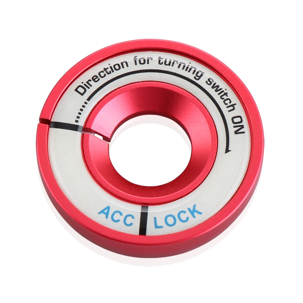 Новый модный стиль светящаяся наклейка на зажигание переключатель Крышка для VW