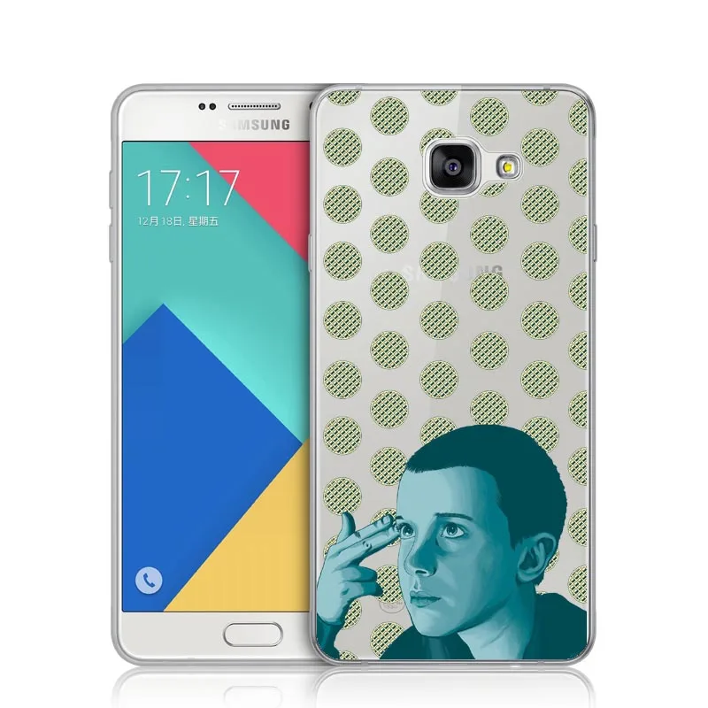 Очень странные дела Рождественские огни мягкий чехол для телефона Samsung Galaxy A3 A5 A7