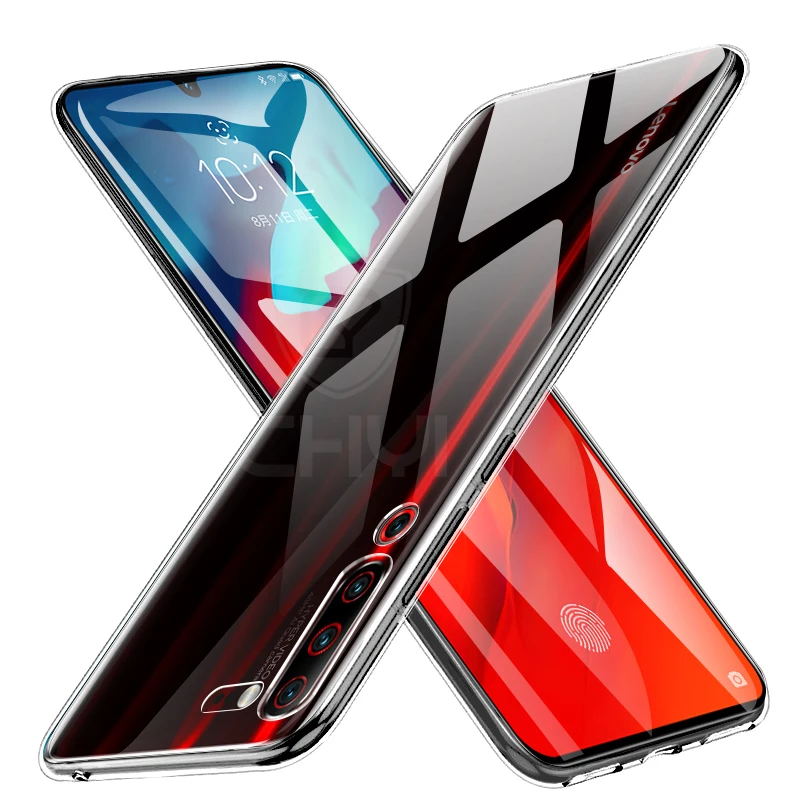 Chyi чехол для lenovo z6 pro Чехол прозрачная Мягкая силиконовая задняя накладка из ТПУ
