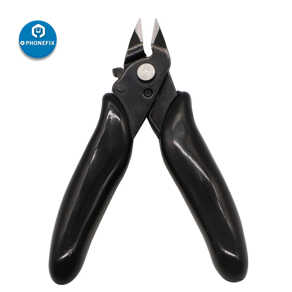 

Electrical Cable Cutters Cutting Side Snips Flush Pliers Stainless Steel Nipper Non-slip Handle Mini Diagonal Pliers Hand Tools