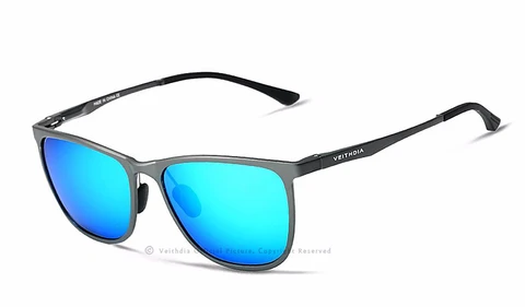 VEITHDIA винтажные брендовые дизайнерские солнцезащитные очки для мужчин и женщин, модные классические уличные очки для вождения, солнцезащитные очки для мужчин и женщин 6623