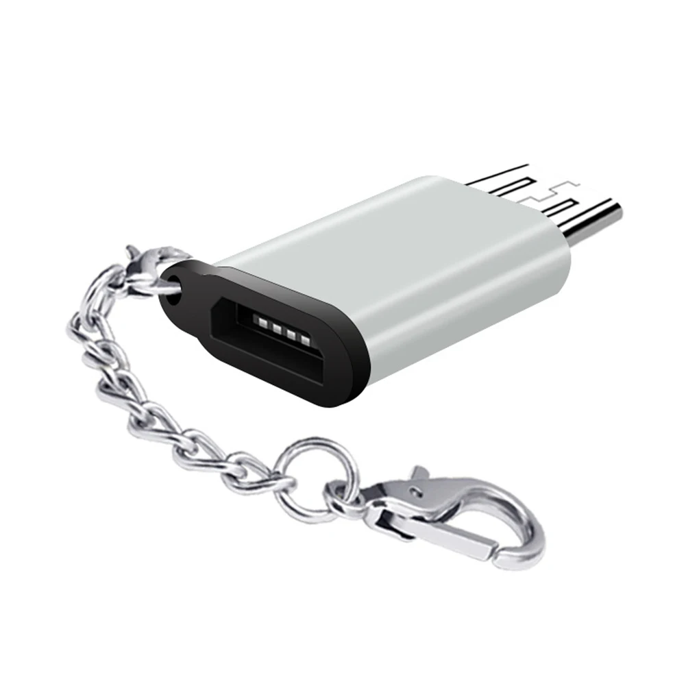 Зарядное устройство для телефона type C Micro с шнур связки ключей Разъем Портативный