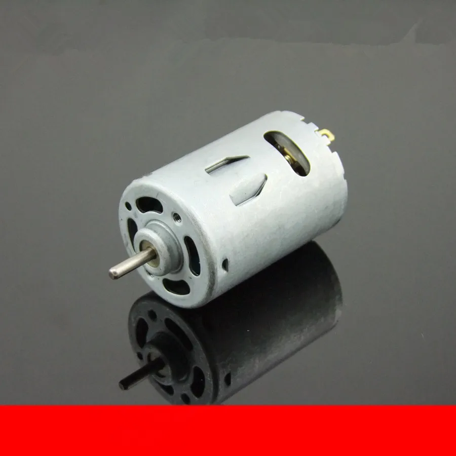 540 микро двигатель постоянного тока 6-24 в 12 В 10000 об/мин Металлическая задняя крышка мощный магнитный двигатель с угольной щеткой Электрическая дрель DIY модели автомобилей