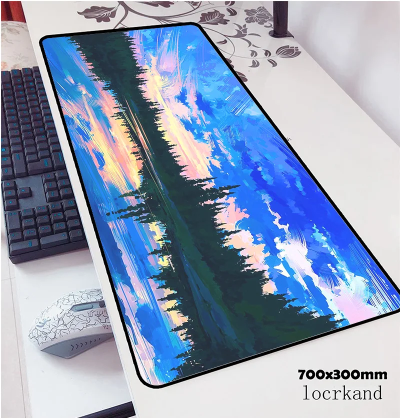 Коврик для мыши с чернилами 700x300x3 мм коврик ноутбука компьютера padmouse