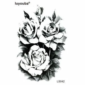 Водостойкие временные татуировки с изображением дерева и пионов, мужские татуировки с цветами, Детские татуировки с хной в стиле Харадзюку, наклейки для боди-арта, тату гранды