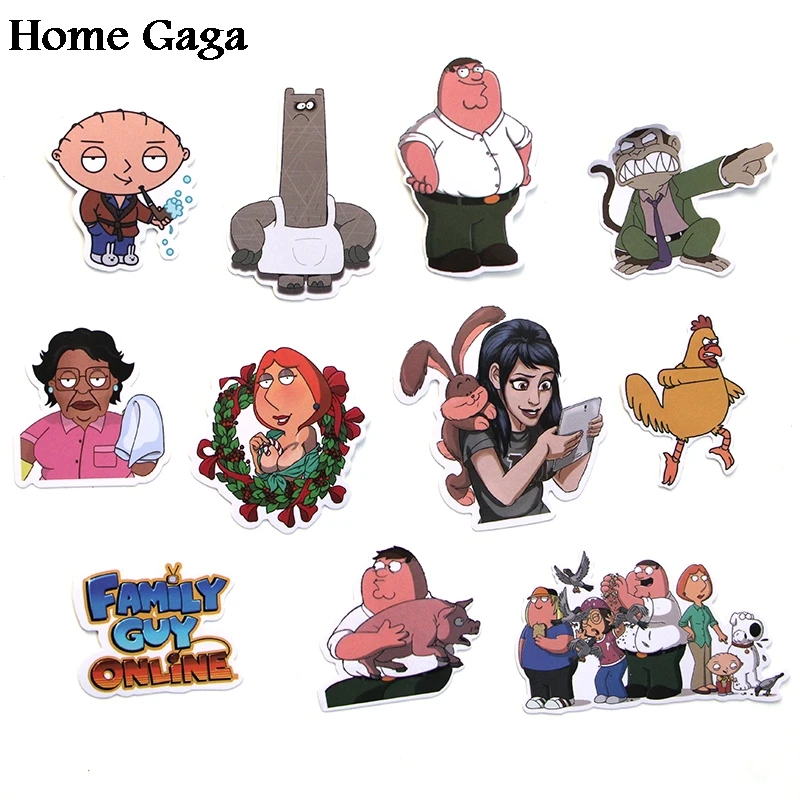 Homegaga 55 шт., наклейки для украшения семьи с героями мультфильмов для детей, сделай сам, скрапбукинг, альбом, багаж, ноутбук, телефон, наклейка, D1534