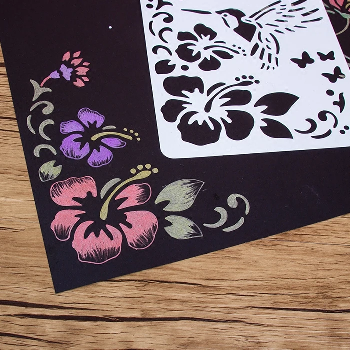 Полый рисунок различных форм реквизит для детского декора инструменты рисования