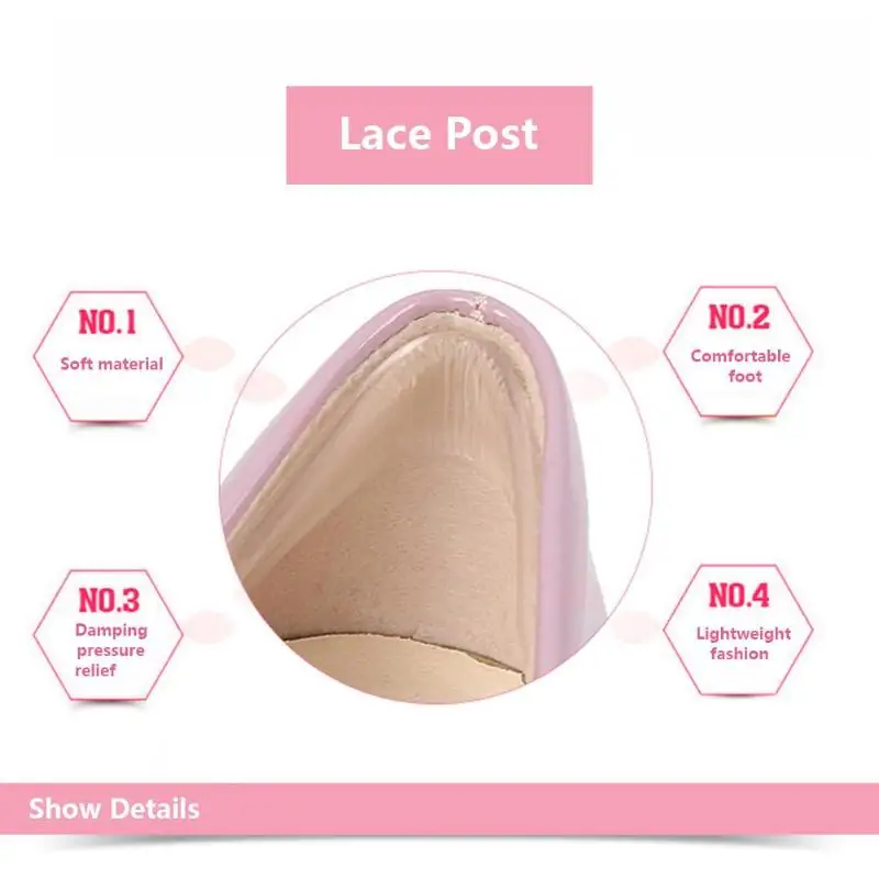 1 Pair High Quality Rearfoot Insoles Transparent Slip-resistant Foot Shoes Stickers Pad Gel Heel Care Shoe Insert | Красота и