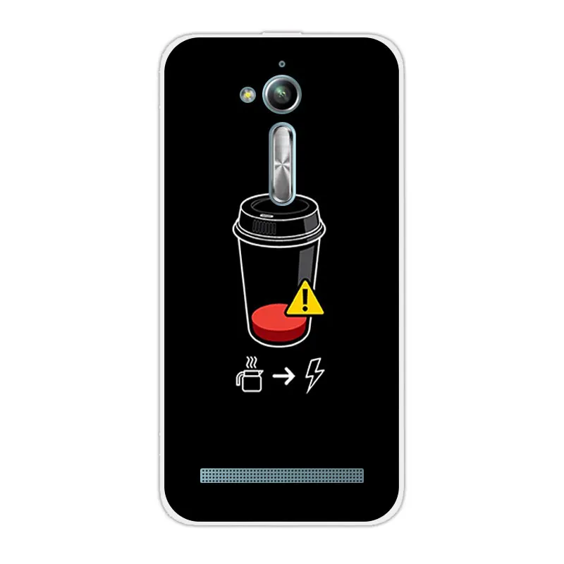 Для Asus Zenfone Go ZB500KL ZB500KG Мягкий ТПУ силиконовый чехол с концом волка 5 0 &quotСумка для