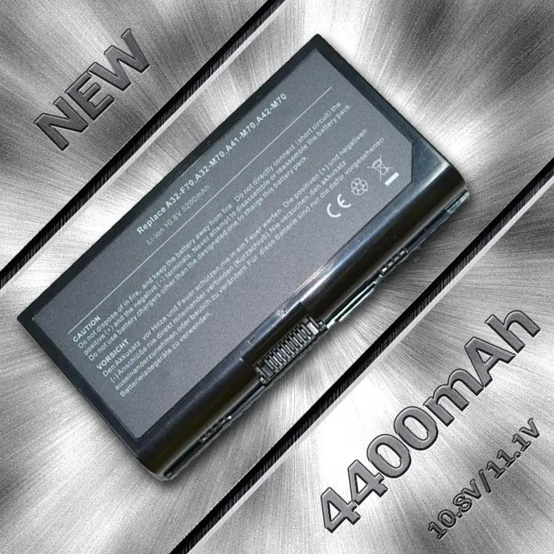 4400 мА · ч Аккумулятор для ноутбука Asus A32 F70 M70 A41 L0690LC L082036 X71 X71A X71P G71 G72 N70 Pro76S 70F 73 75