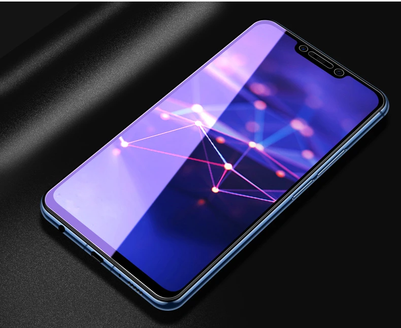 Закаленное стекло 2 шт./лот для Huawei Mate 20 Lite X Защитное экрана 9H Anti Blu-Ray | Мобильные