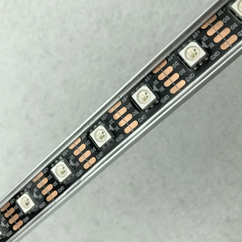 WS2815 addressavke 1 м длинный 12 в пост. Тока 60 светодиодный s цифровой барный светильник