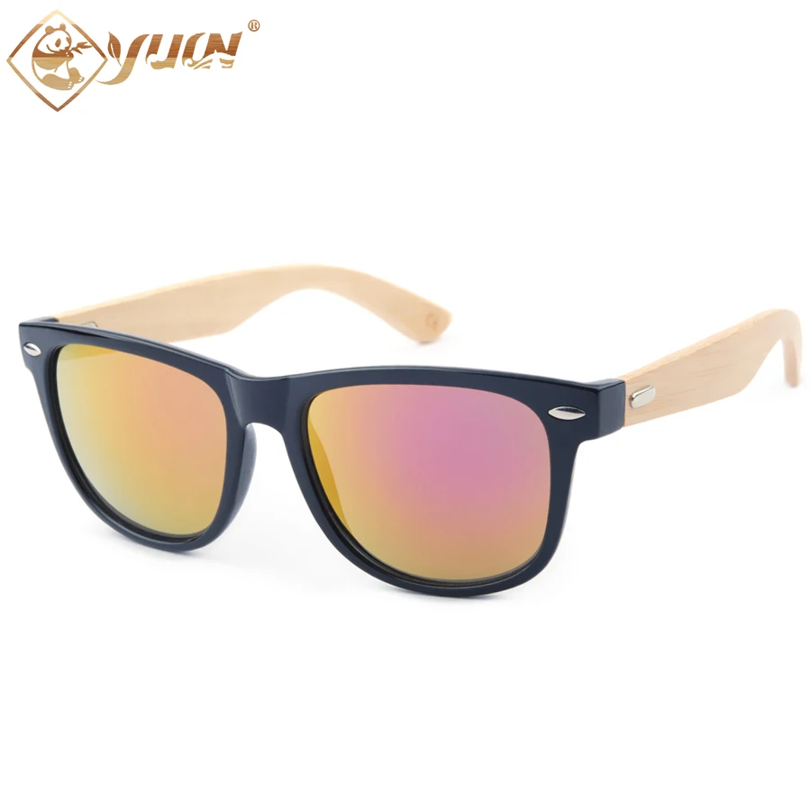 Brand Original Design plastical+Bamboo Natural Wooden Handmade Sunglasses Men Polarized Eyewear Sun Glasses For Women | Аксессуары для