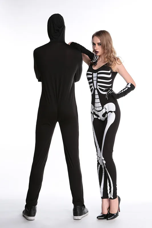 Новинка 2020 карнавальные вечерние костюмы на Хэллоуин мужской костюм скелета