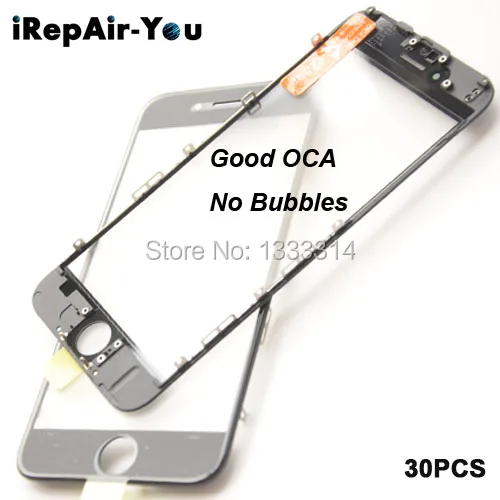 AAA + Холодный пресс передняя стеклянная линза рамка ока Замена для iPhone 7 и 7plus 6 6s plus