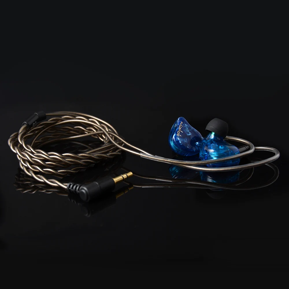 NICEHCK P3 наушники в ухо 2BA+ 1DD Гибридные 3 единицы HIFI наушники монитор IEM 3 кроссовер CNC Лицевая панель MMCX съемный кабель