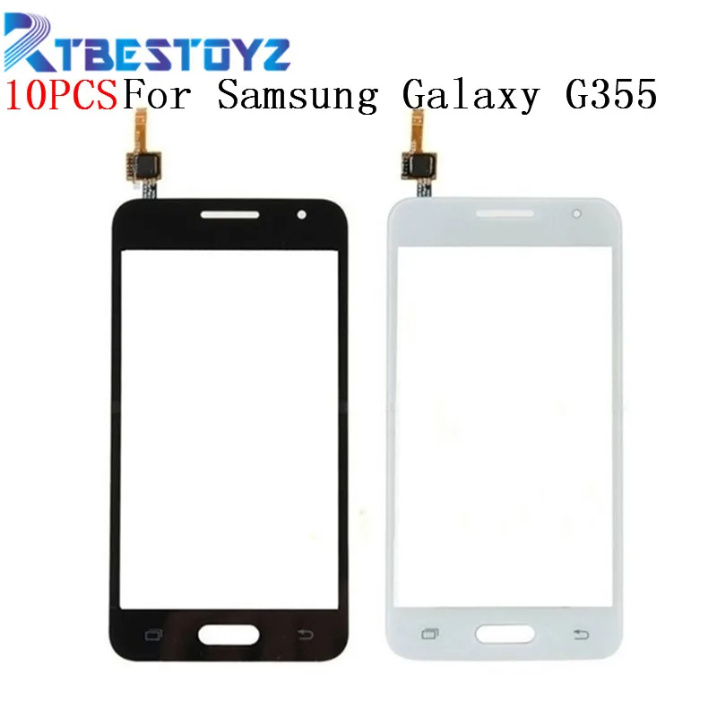 RTBESTOYZ 10 шт./лот сенсорный экран дигитайзер панель для Samsung Galaxy Core 2 B0511 G355H G355