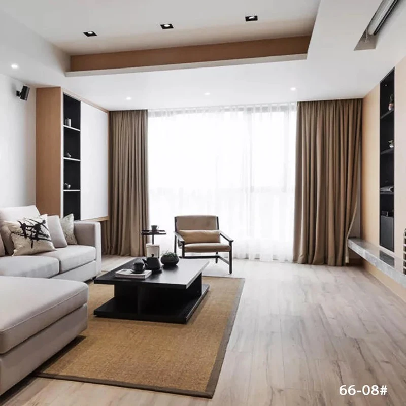 Роскошная 100% Затемняющая занавеска из хлопка и льна термозатемняющая для